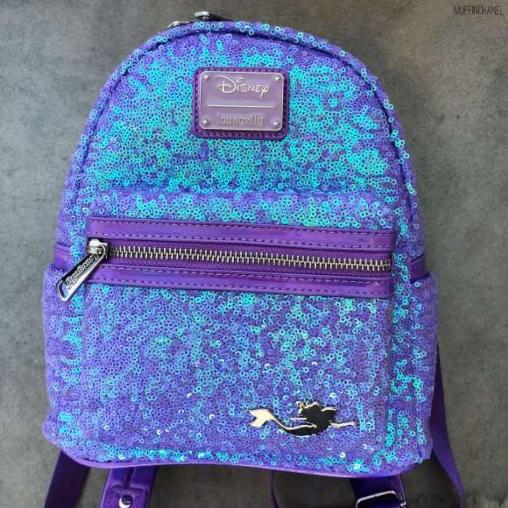 Little Mermaid Loungefly Mini Backpack RARE